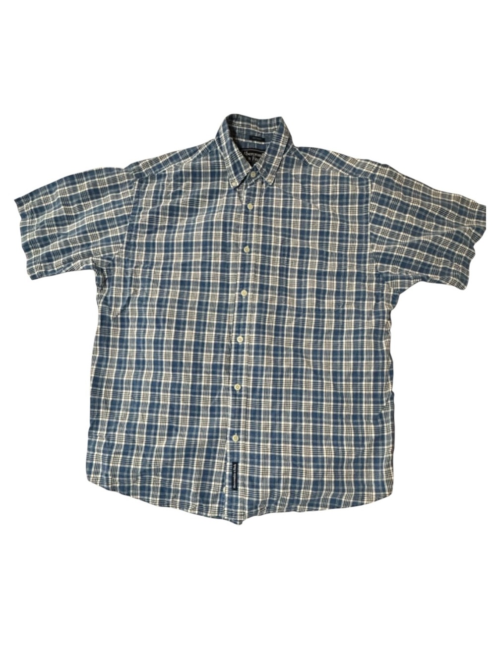 Vintage 90’s Abercrombie & Fitch “Big Shirt” Plaid Short Sleeve Button Down L